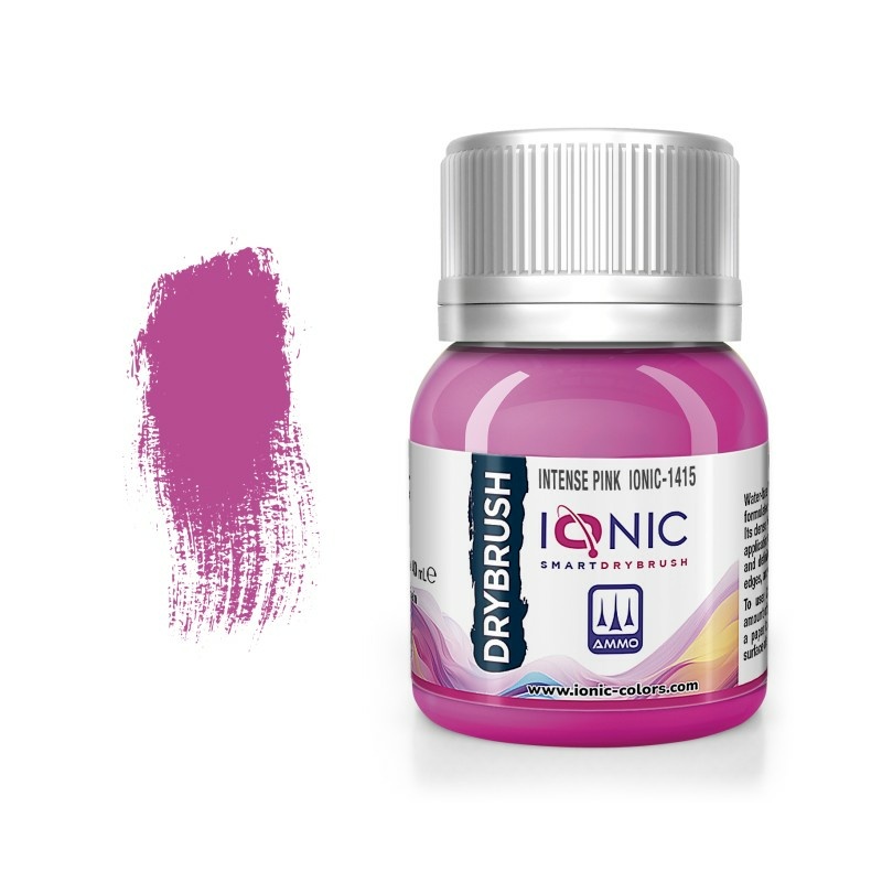 IONIC-1415 Ammo Mig Краска IONIC DRYBRUSH Интенсивно-розовый / Intense Pink