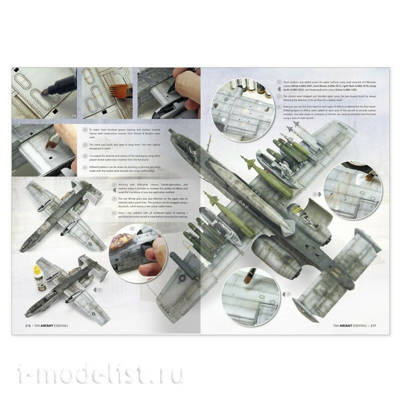 AMIG6323 Ammo Mig Книга Notобходимое для создания везеринга самолётов / TWA Aircraft Essentials