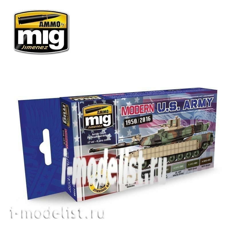 AMIG7159 Ammo Mig MODERN USA ARMY COLORS