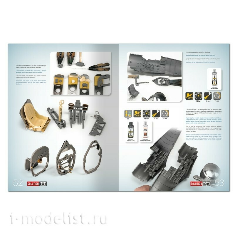 AMIG6536 Ammo Mig Книга SOLUTION BOOK MINI 34 - Как красить самолеты Королевских ВВС конца Второй мировой войны / How to Paint Late WWII RAF Aircraft (многоязычная)