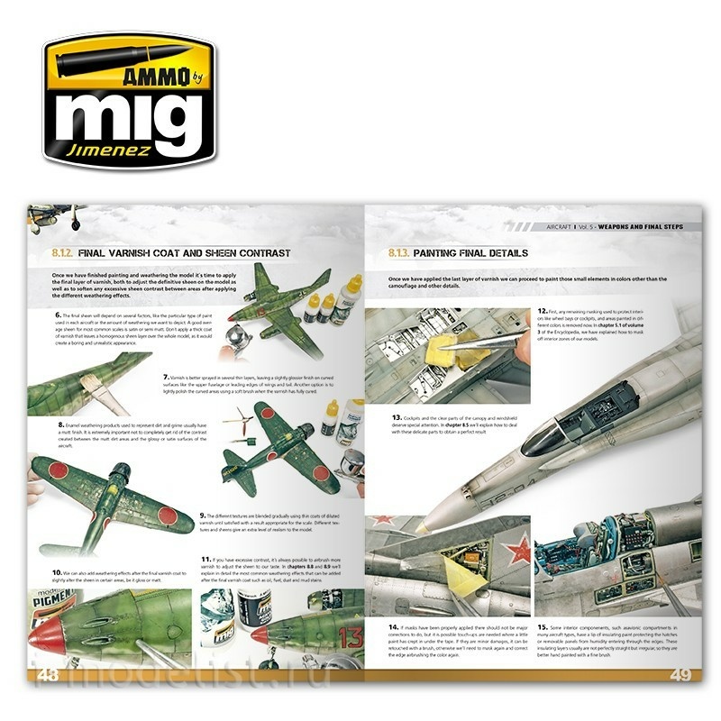 AMIG6054 Mig Ammo ENCYCLOPEDIA OF AIRCRAFT MODELLING TECHNIQUES VOL.5: FINAL STEPS (English)
