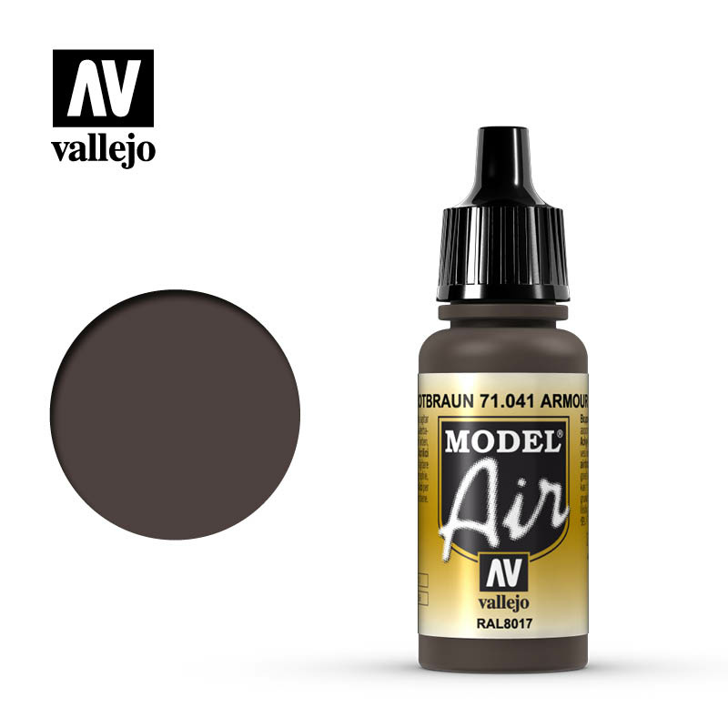 71041 Vallejo acrylic Paint `Model Air` Camouflage brown tank / Tank Brown