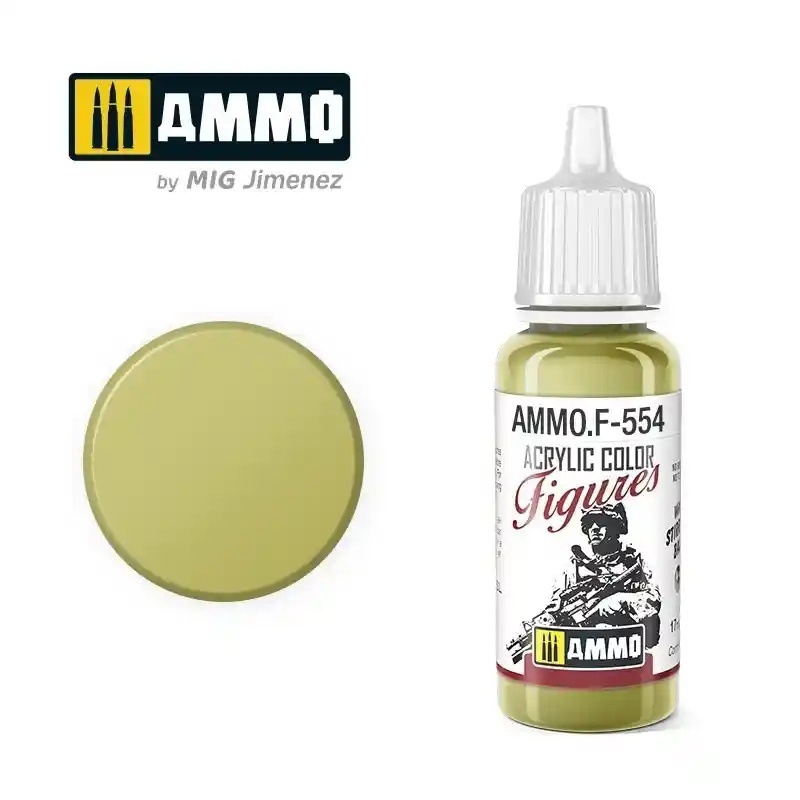 AMMOF554 Ammo Mig Acrylic Paint Figures Green Khaki