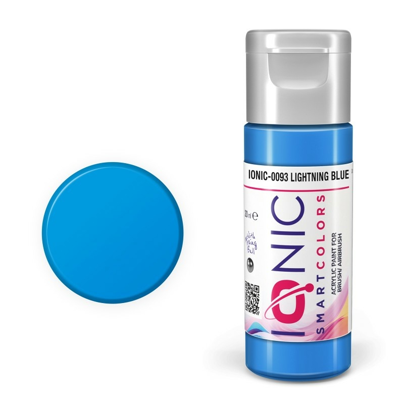 IONIC-0093 Ammo Mig Акриловая краска IONIC Молниеносно-голубой / Lightning Blue