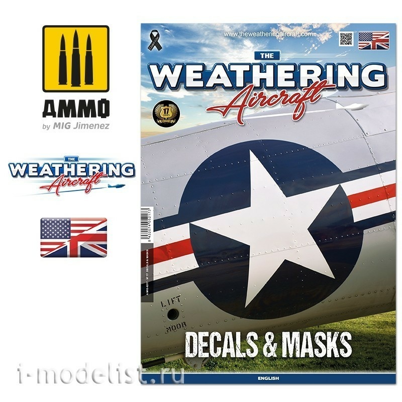 AMIG5217 Ammo Mig Magazine The Weathering Aircraft Issue 17. DECALS & MASKS (in English)