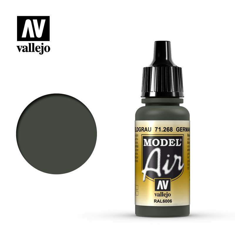 71268 Vallejo Paint Model Air RAL6006 Gray 17 ml.
