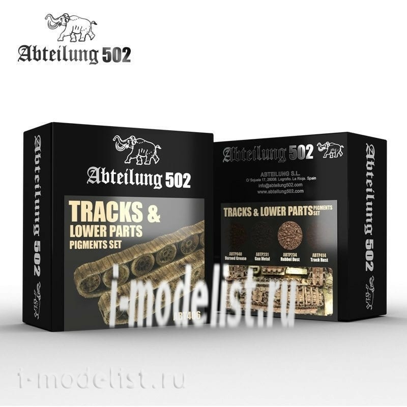 ABT406 Abteilung 502 TRACKS & LOWER PARTS PIGMENTS SET