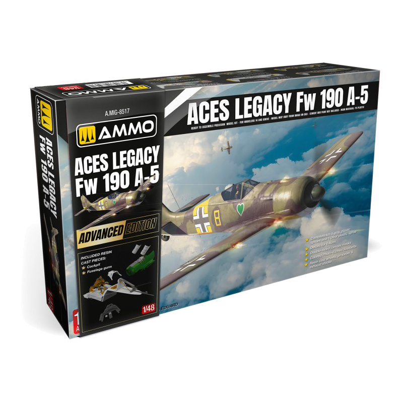 AMIG8517 Ammo Mig 1/48 Notмецкий истребитель Focke Wulf 190 A-5 