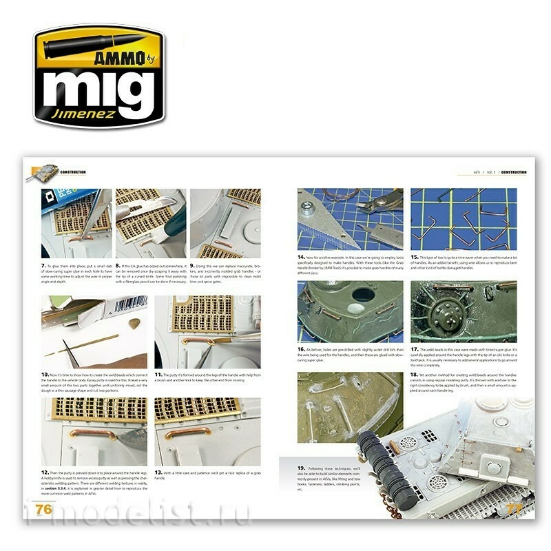 AMIG6150 Ammo Mig ENCYCLOPEDIA OF ARMOUR MODELLING TECHNIQUES - Vol. 1 Construction (English)