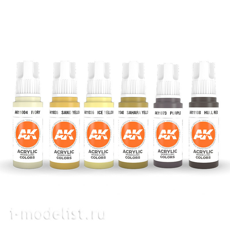 AK11606 AK Interactive acrylic paint Set NMM (Non Metallic Metal)
