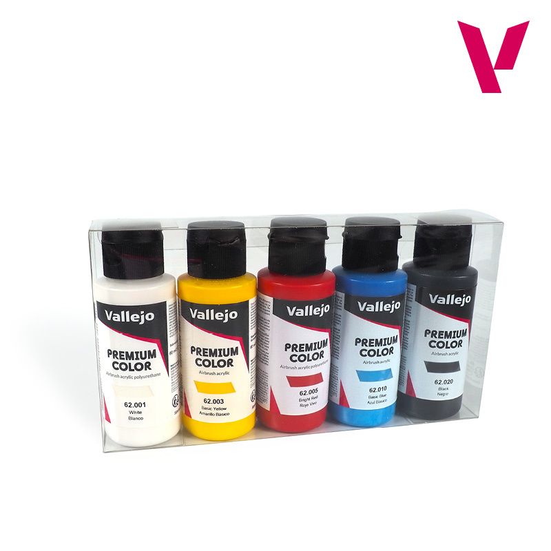 62104 Vallejo fluorescent paint Set Vallejo Premium/5*60 ml