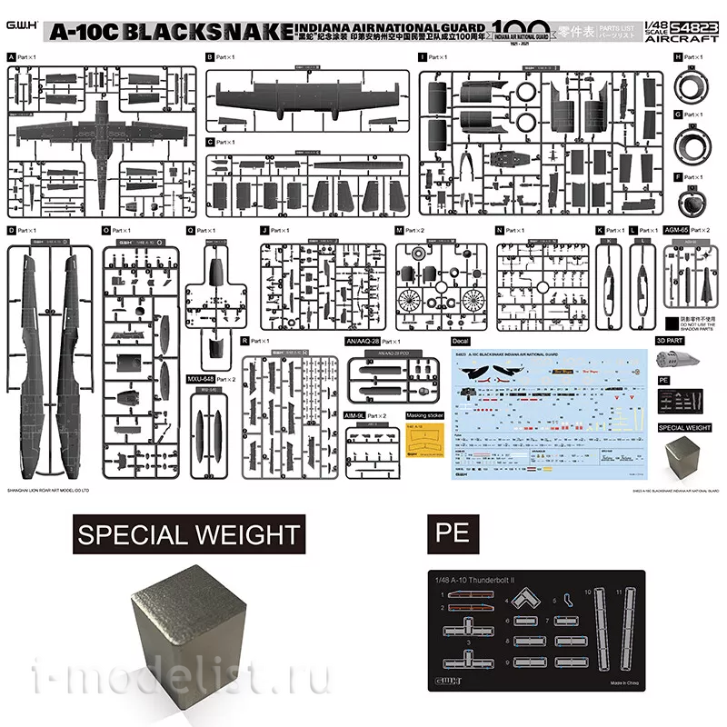 S4823 Great Wall Hobby 1/48 A-10C Thunderbolt II 