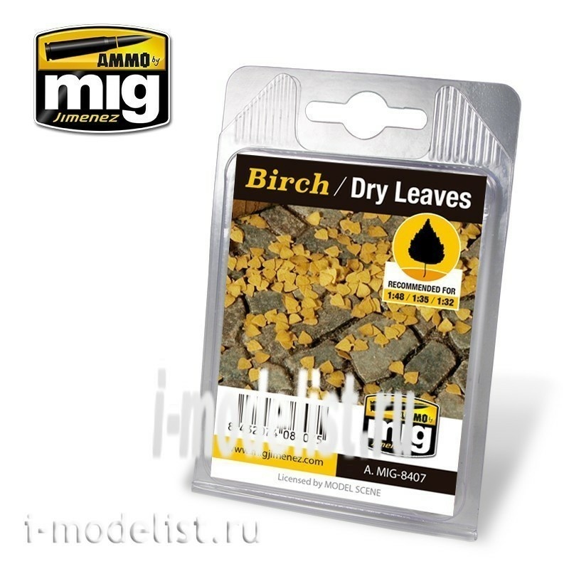 AMIG8407 Ammo Mig BIRCH – DRY LEAVES (Super realistic dry birch leaves)