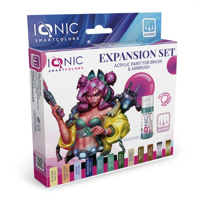 IONIC-0501 Ammo Mig Дополненный набор базовых красок IONIC / Expansion Set
