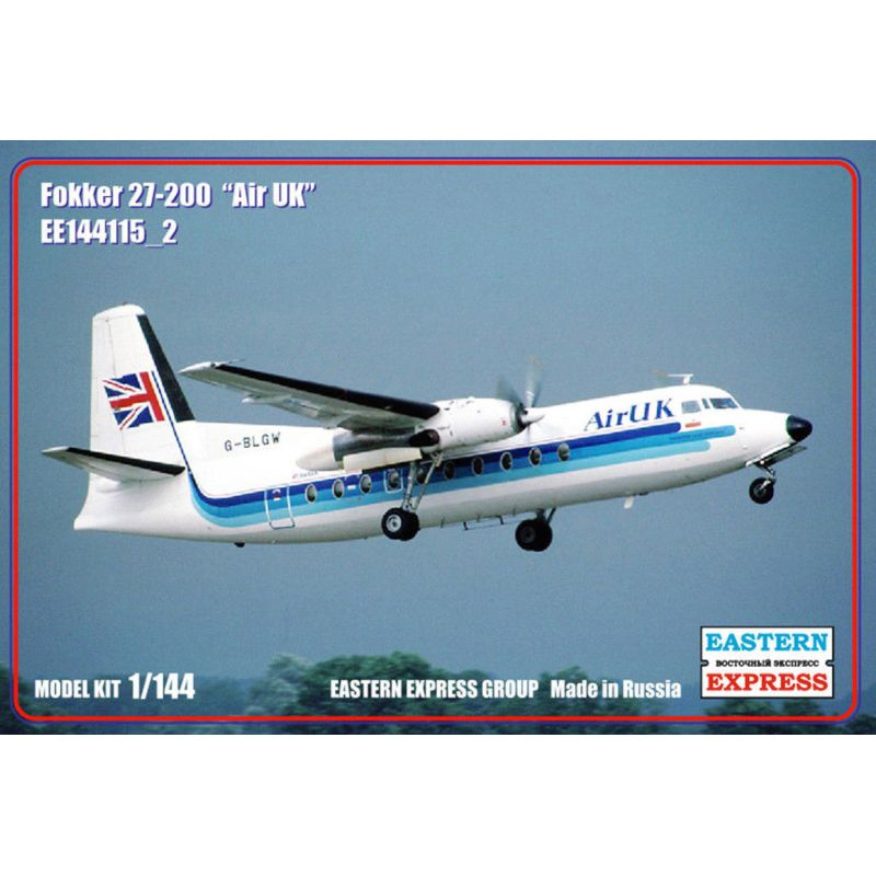 144115-2 Orient Express 1/144 Passenger aircraft Fokker F-27-200 Air UK
