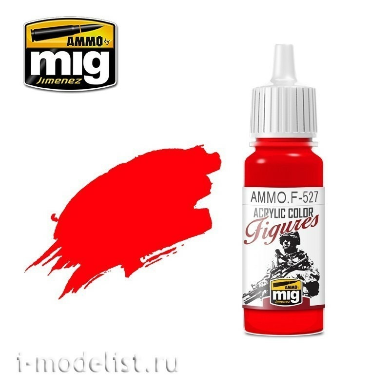 AMMOF527 Ammo Mig Acrylic paint PURE RED