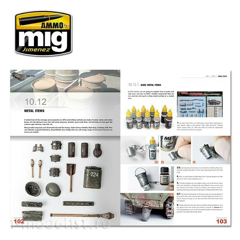 AMIG6154 Mig Ammo ENCYCLOPEDIA OF ARMOUR MODELLING TECHNIQUES VOL. 5 - FINAL TOUCHES (English)