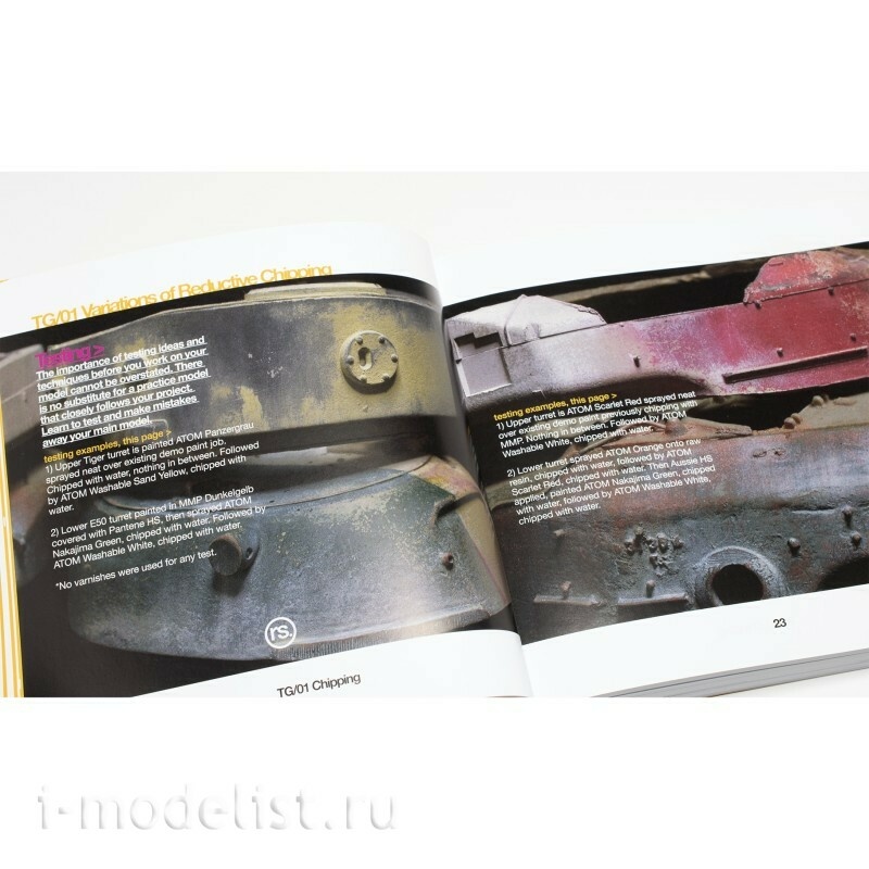 RINALDI-TG.01 Ammo Mig Книга TG (Руководство по технике) - чиппинг / TG Series (Technique Guide) - Chipping (Английский язык)