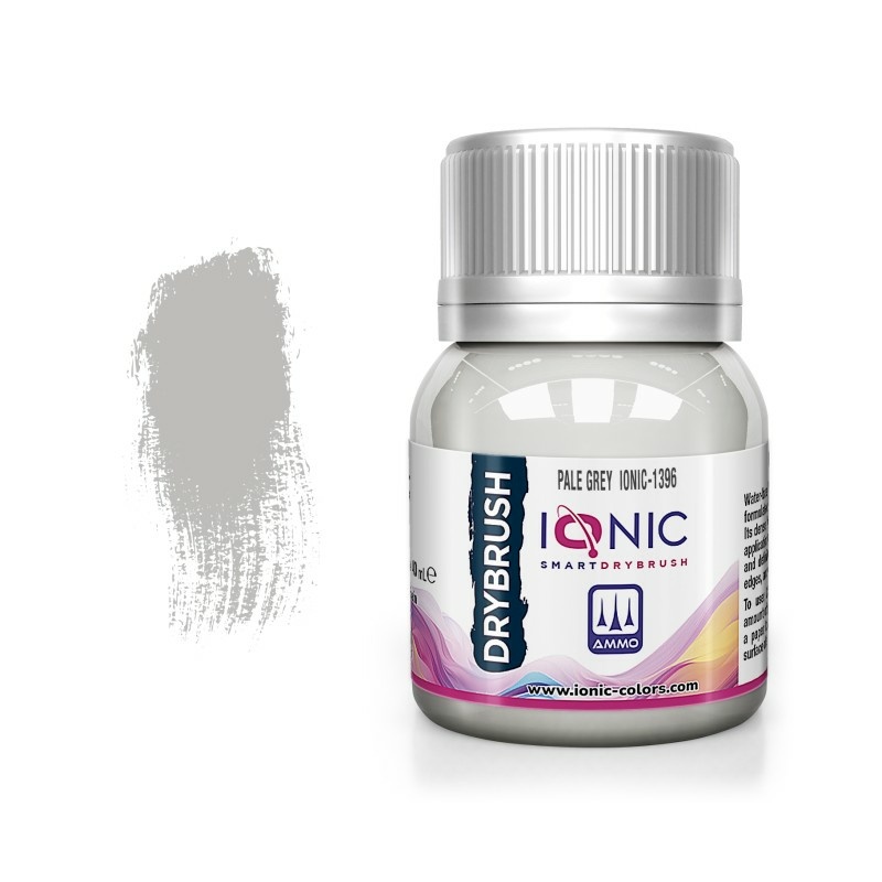IONIC-1396 Ammo Mig Краска IONIC DRYBRUSH Бледно-серый / Pale Grey
