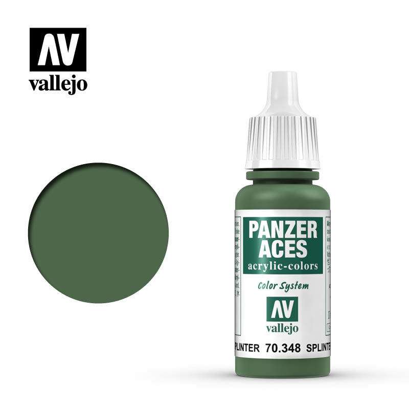 70348 Vallejo acrylic Paint `Panzer Aces` Splinter Strips