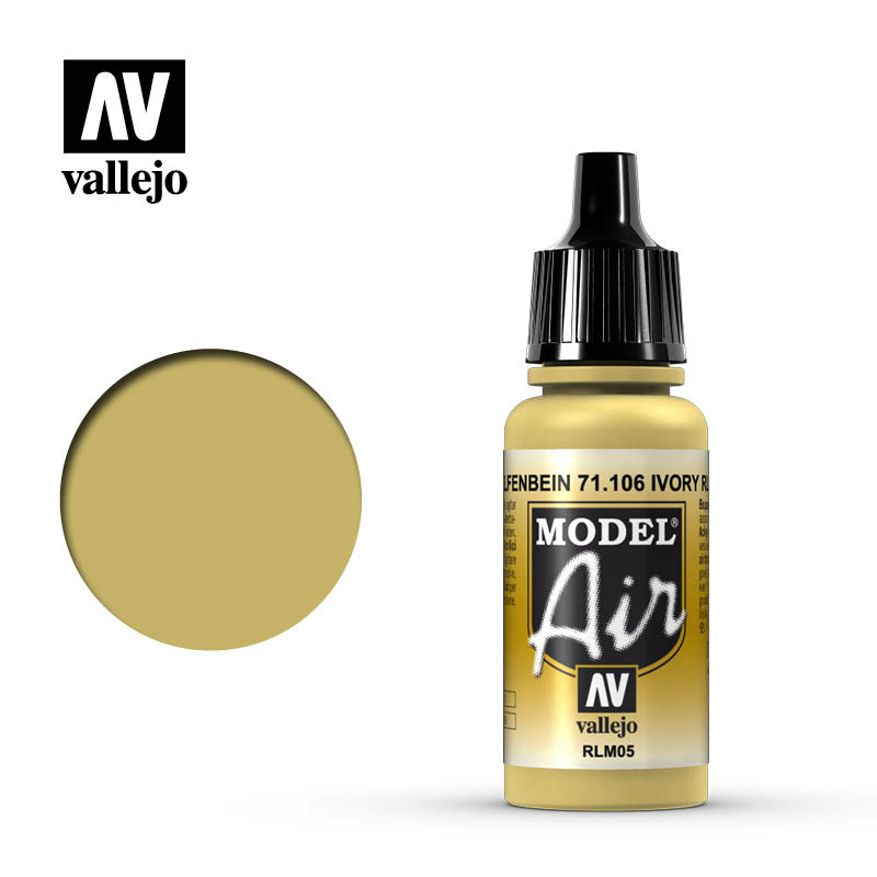 71106 Vallejo acrylic Paint `Model Air` Ivory RLM05