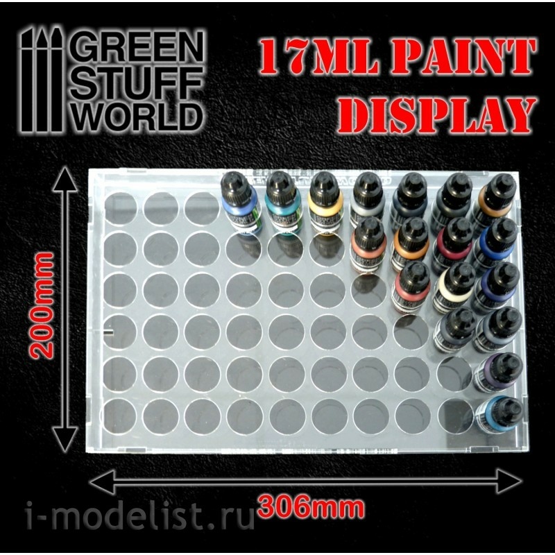 2021 Green Stuff World Paint Display 17ml (6x10) / Paint Display 17ml (6x10)