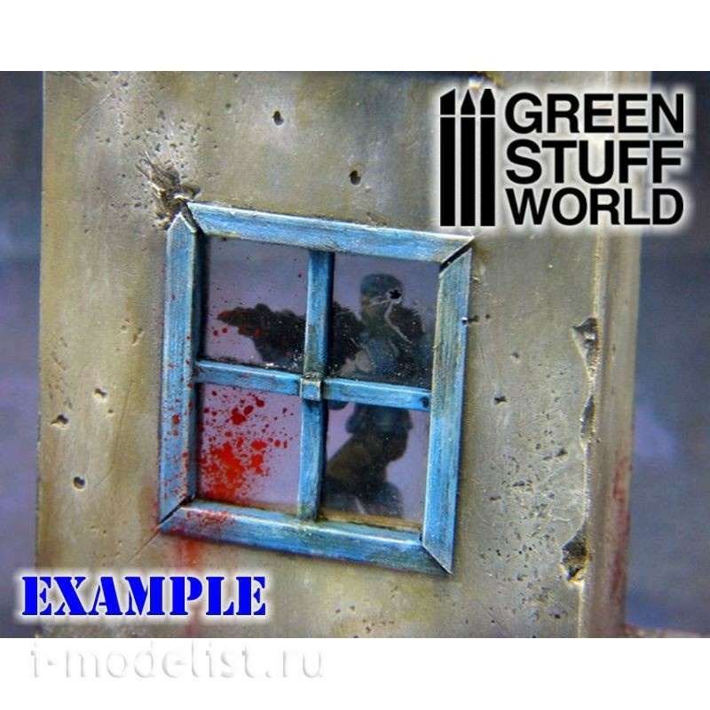 1429 Green Stuff World Glass Imitation Sheet Transparent / Organic GLASS Sheet - Clear