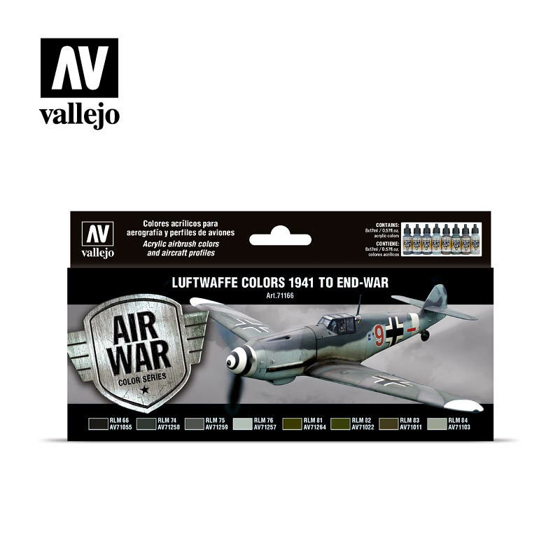 71166 Vallejo acrylic Paint `Model Air` Set Model Air RLM colors II (8cv.)