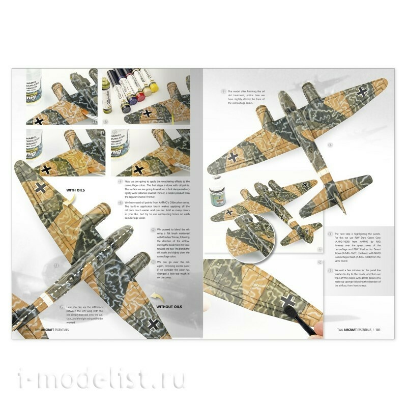 AMIG6323 Ammo Mig Книга Notобходимое для создания везеринга самолётов / TWA Aircraft Essentials
