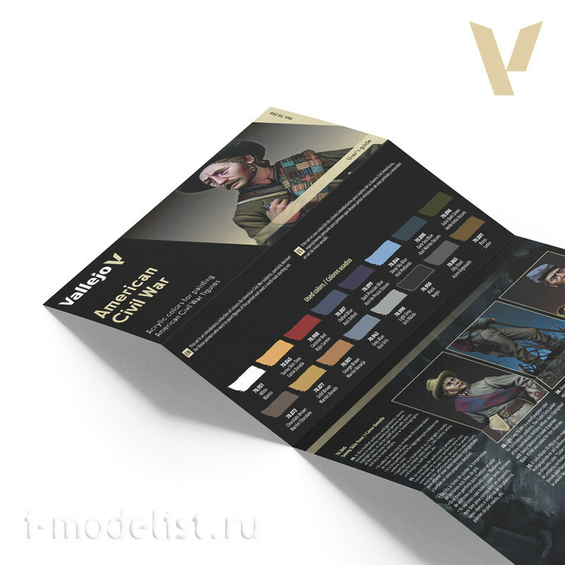 70256 Vallejo Набор красок Гражданская война в Америке / American Civil War