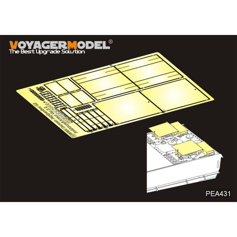 PEA431 Voyager Model 1/35 Защитная броня для Notмецкого Jagdpanther G2 Ver.2.0