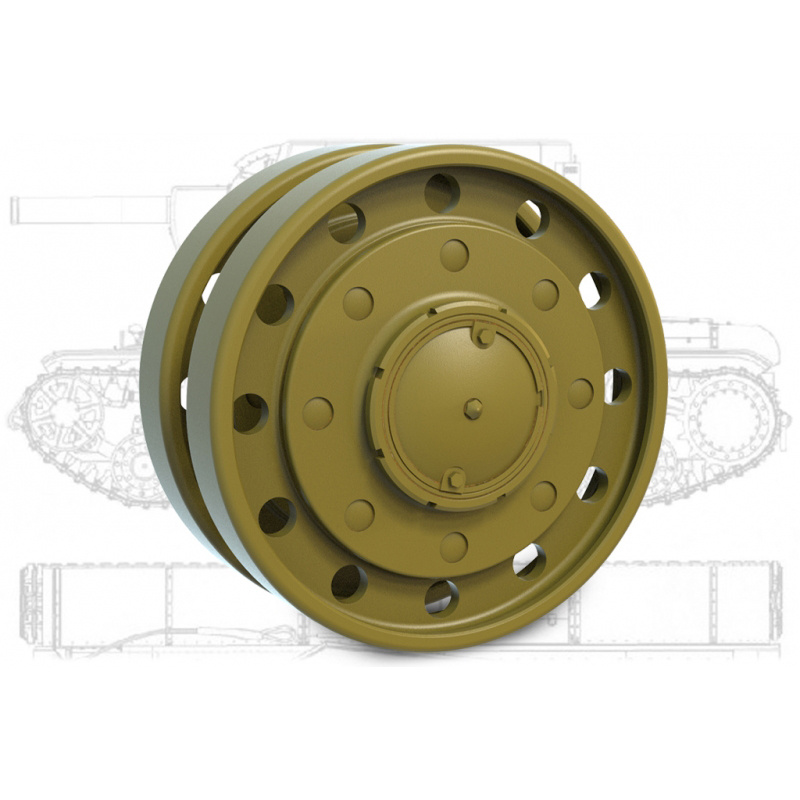 35219 Miniarm 1/35 KV-1,KV-2 Support roller of early type (Obr. 40 g)