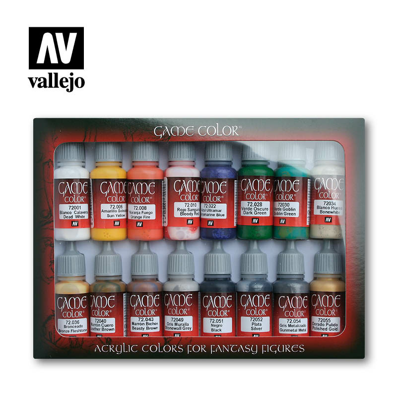 72299 Vallejo Paint Set Vallejo Game Color Intro Set (16 colors)