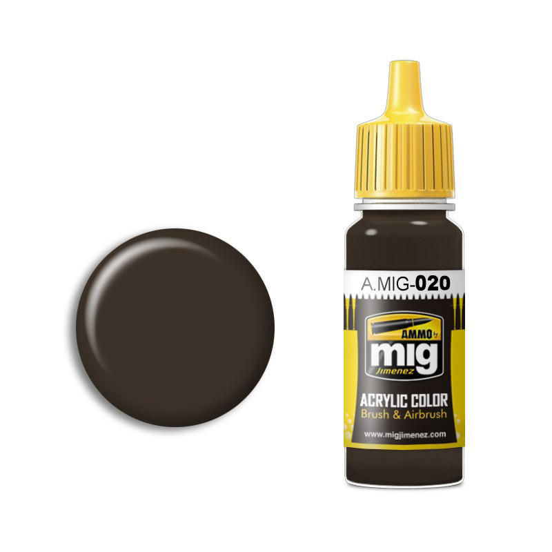 AMIG020 Mig Ammo acrylic Paint 6K RUSSIAN BROWN