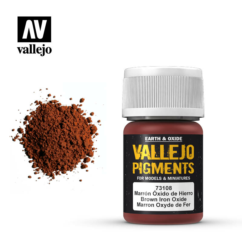 73108 Vallejo Pigment hood./Iron oxide brown