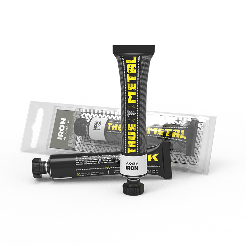 AK459 AK Interactive Wax paint TRUE METAL IRON (
