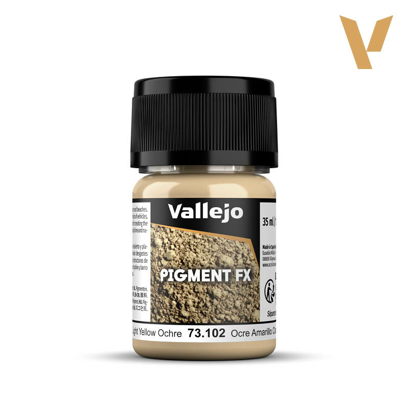 73102 Vallejo Pigment FX Light Yellow Ochre