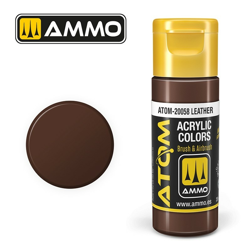 ATOM20058 Ammo Mig Акриловая краска ATOM COLOR Кожа / Leather