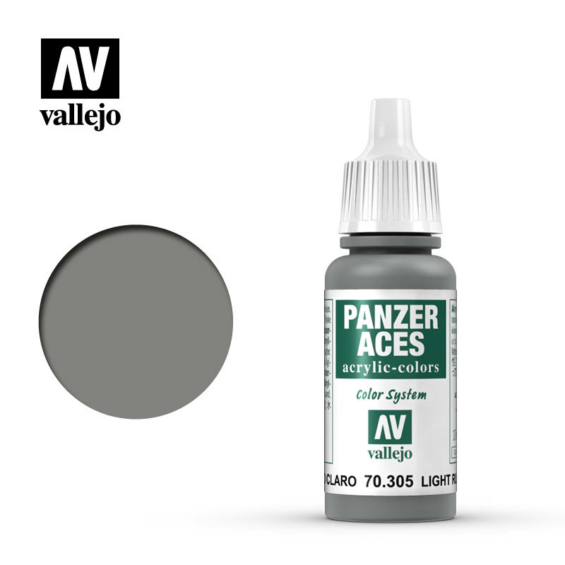70305 Vallejo acrylic Paint `Panzer Aces` Light Rubber