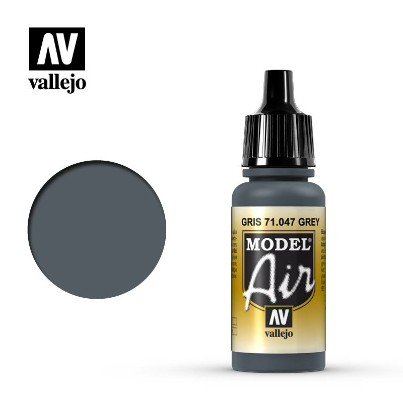 71047 Vallejo acrylic Paint `Model Air` Grey