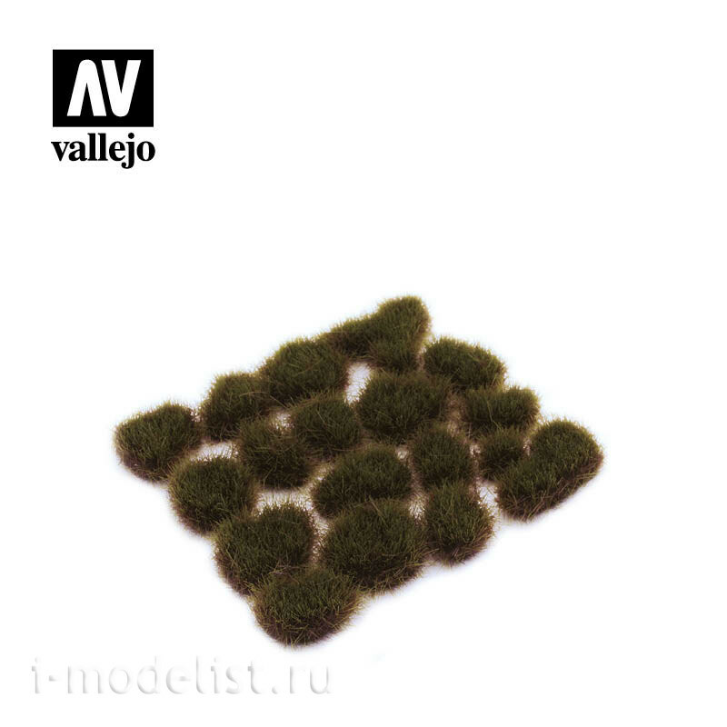 SC422 Vallejo Пучки травы болfromо 8 мм / Wild Tuft – Swamp 8 mm