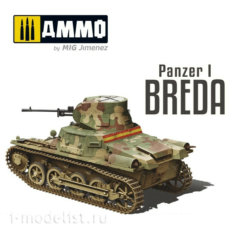 AMIG8506 Ammo Mig 1/35 Panzer I Breda Tank, Spanish Civil War 1936 - 1939