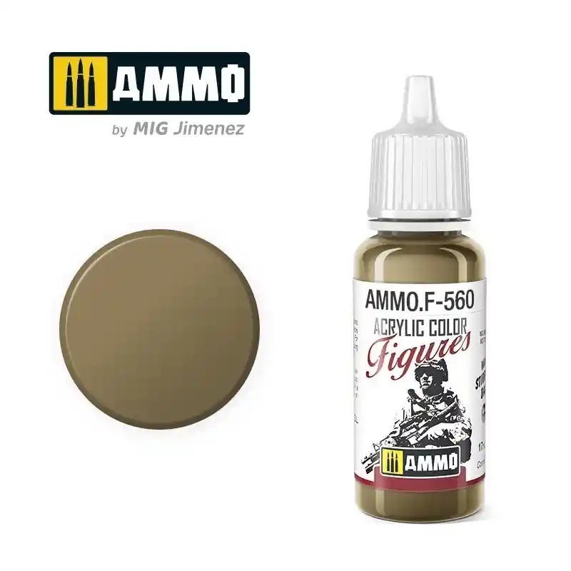 AMMOF560 Ammo Mig Acrylic Paint Figures Grey Khaki