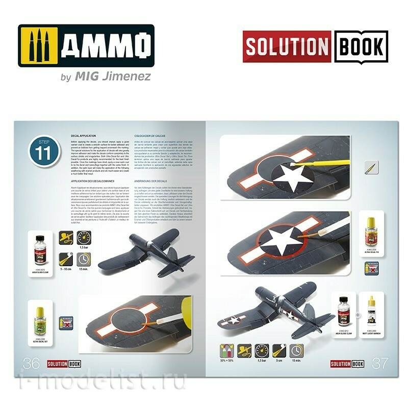 AMIG6523 Ammo Mig Book Solution Book 14 - How to Paint US Navy WWII Late (English)	