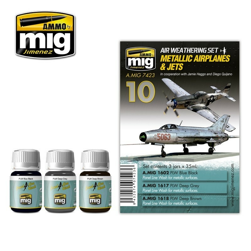 AMIG7423 Ammo Mig Metallic Airplanes & Jets