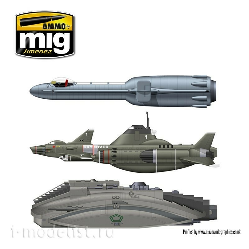 AMIG7131 Ammo Mig Space Fighters Sci-Fi Colors