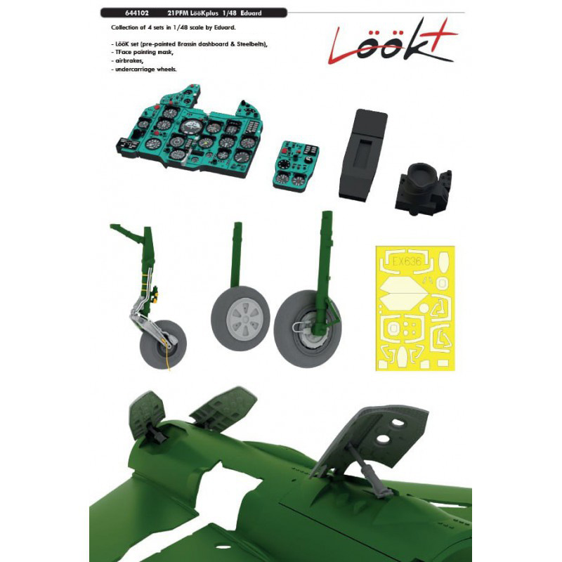 644102 Eduard 1/48 Набор toполнений LööKplus для M-21PFM