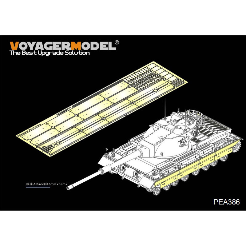 PEA386 Voyager Model 1/35 Покрытие для траков для Британского Conqueror MK.II Боевого танка MK2 (для Dragon)