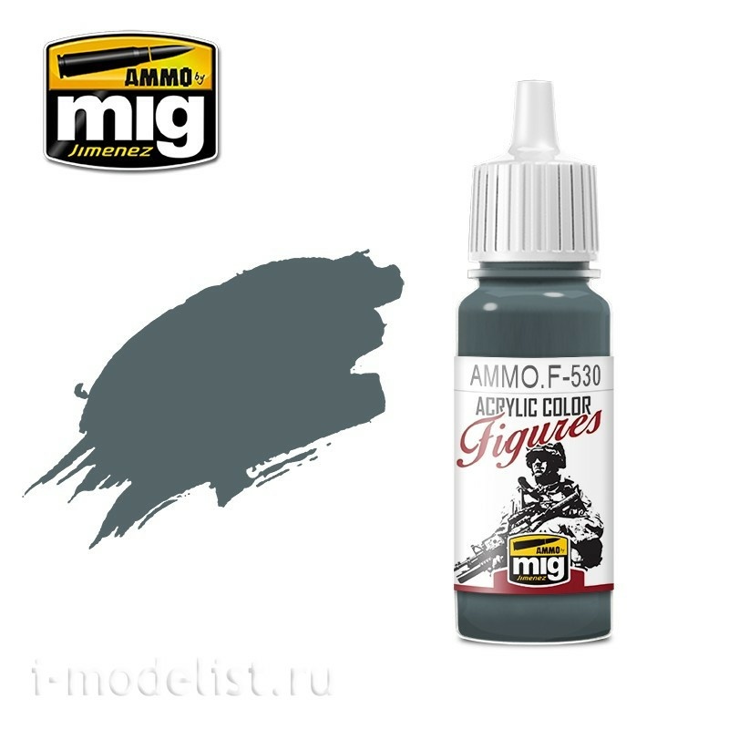 AMMOF530 Ammo Mig Acrylic paint BLUISH GREY
