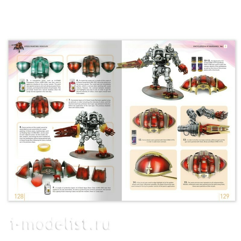 IONIC-1301 Ammo Mig Книга Энциклопедия варгеймов, том 2: Быстрая покраска: Техника / ENCYCLOPEDIA of WARGAMES Vol.2: Speed Painting: Vehicles (Английский язык)